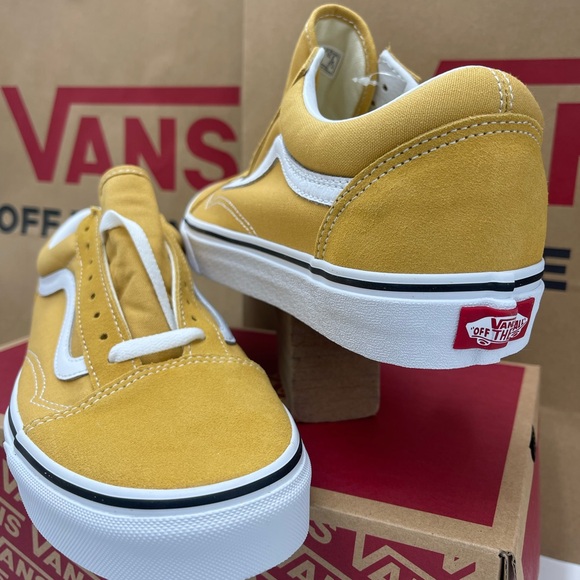 Vans WMNS Mustard Vans Men’s Old Skool
Ochre/True White Sneakers 
VN0A38G1QA0 - Picture 9 of 16